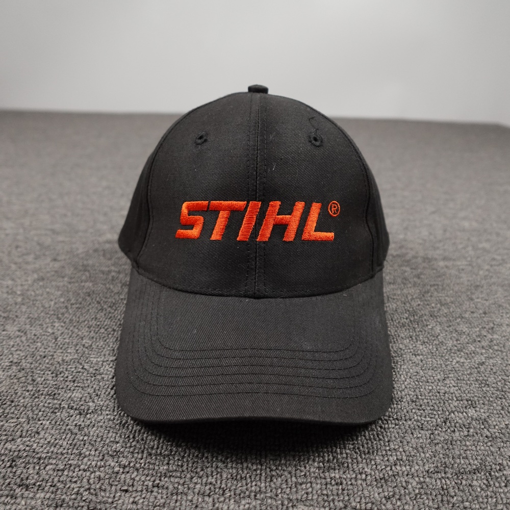 Stihl Outdoor Cap Hat Cap Snap Back Mens One Size Black Twill Baseball Logo